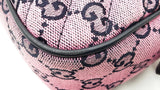 Gucci Gg Marmont Diagonal-quilted Canvas Shoulder Bag In Pink Fw0825ozxdu