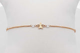Gucci 18k Yellow Gold Star Interlocking G Diamond Bracelet 1.7g Eb0326lrxsa