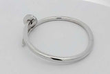 Cartier Juste Un Clou 18k White Gold Bracelet With Diamonds Size 16 Eb1026wrxzsa