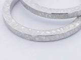 14k White Gold Hoop Earrings 3.1 Grams Eb1224crsa