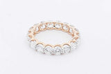 2.88cttw Lab Grown Diamond Eternity Band 14k Yellow Gold 2.3g Size 6 Eb0826cxzsa