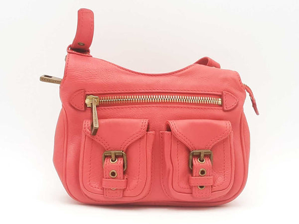 Marc Jacobs Vermillion Leather Baby Devon Bag Sd0525lrsa