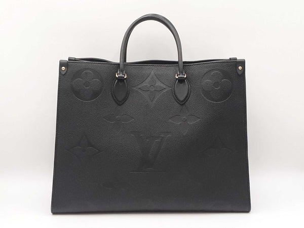 Louis Vuitton Onthego In Monogram Empreinte Giant Black Leather Fw0825lrxzdu