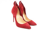 Christian Louboutin Victorina Red Suede Heels Size Eu 35.5 Eb1224lxzdu