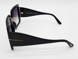 Tomford Tf790 Quinn Black Frames Gradient Gray Lens Sunglasses Do0626wxzde