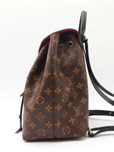 Louis Vuitton Montsouris Pm Backpack In Monogram Coated Canvas & Black Leather Fw0726lxzxdu