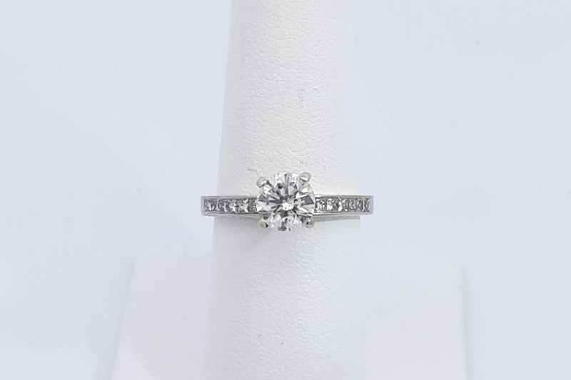 1.32ctw Diamond Ring In 14k White Gold 2.9 Grams Size 6.75 Eb0325lrxzsa