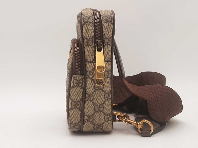 Gucci Ophidia Gg Canvas Cross Body Brown Aa0825rrzsa