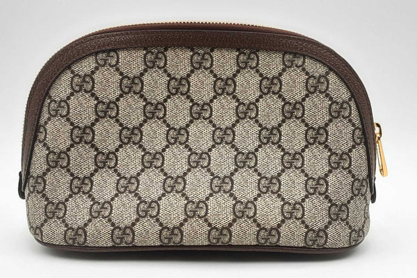 Gucci Gg Supreme Monogram Web Ophidia Cosmetic Case Eb0924orxsa