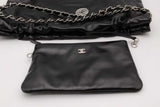 Chanel 22 Quilted Black Leather Hobo Shoulder Bag Eb1026olxzsa