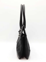 Gucci Horsebit Chain Bag In Black Monogram Canvas & Leather Fw0626lordu