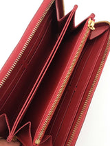 Louis Vuitton Zippy Wallet In Pomme D'amour Monogram Vernis Leather Fw0925lrxdu