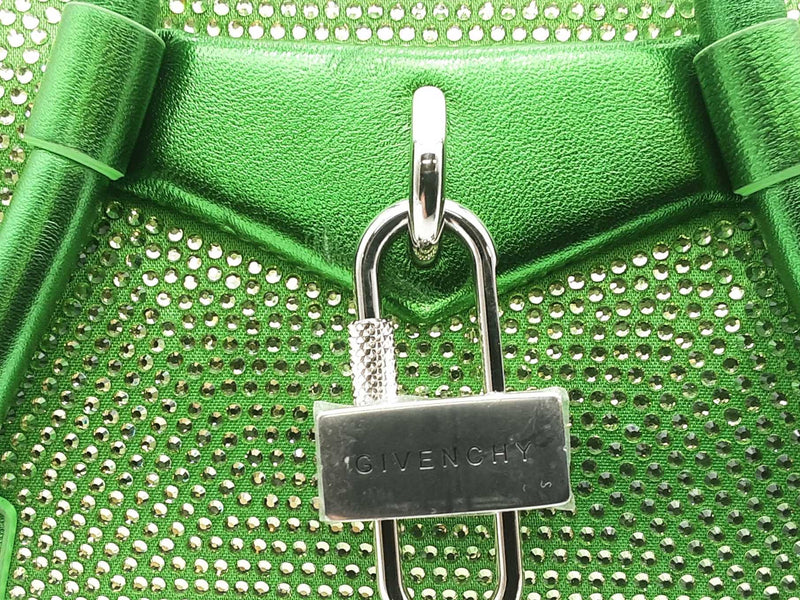 Givenchy Mini Antigona Stretch Green Handbag Aa0825rzxsa