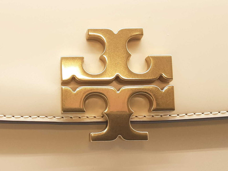Tory Burch Eleanor Spazzolato Os Vanilla Beige Leather Shoulder Bag Do0525lxzde