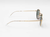 Ray-ban Jack Gold-tone Sunglasses With Green Lenses Fw0926czdu