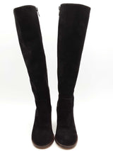 Coach Black Suede Knee High Boots Size 5.5 Eb0724oxsa