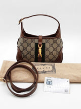 Gucci Mini 1961 Jackie Gg Supreme Canvas Hobo Crossbody Eb0326rrxde