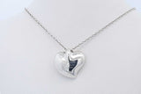 Tiffany & Co. Elsa Peretti Sterling Full Heart Pendant Necklace 4.5g  Eb926lxzde