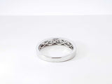 0.77 Cttw Diamond & 14k White Gold Channel-set Wedding Ring 3.9 Grams Size 8.75 Fw0726crxdu