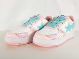 Hello Kitty X Bape Sta Sneakers Size 6 Sd0826lzxde