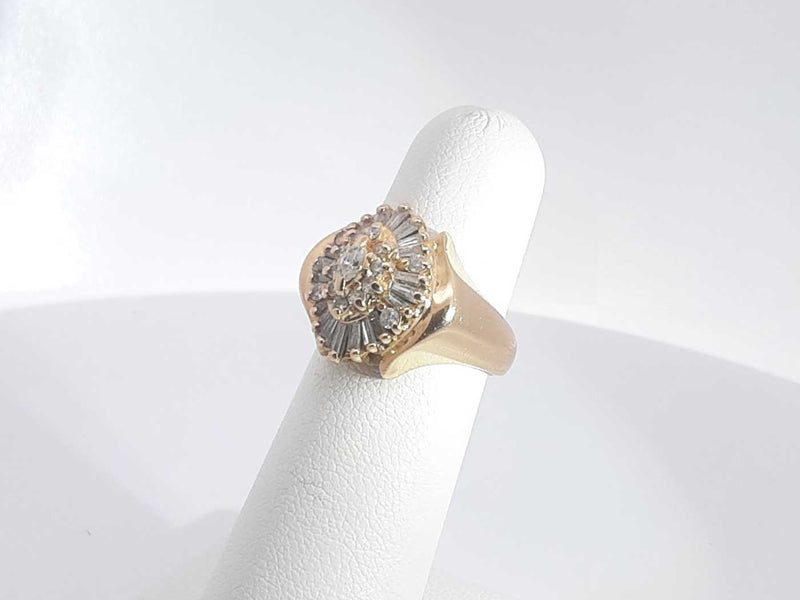 .51ctw Diamonds 14k Yellow Gold 8.5 Grams Ring Size 5 Sd0325pzrsa