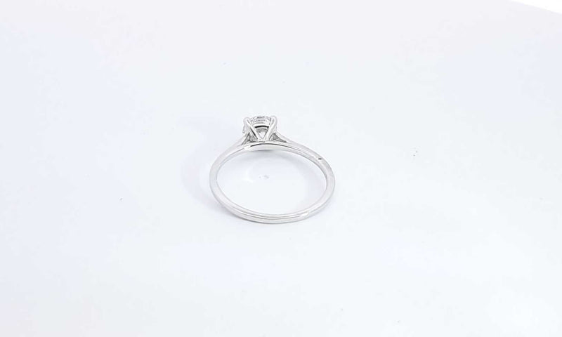 14k White Gold Lab Grown Diamond Solitaire  Ring Size 6.5 Ebprxdu 144030004788