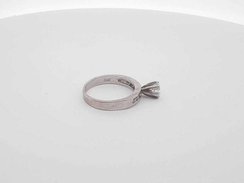 .68ctw 14k White Gold 3.7 Grams Ring Size 7.5 Sd0625izxsa