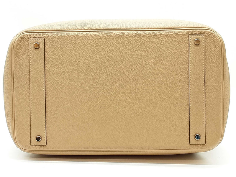 Hermes Birkin Hac 40 Trench Beige Togo Palladium Hardware Handbag Do0925llxzxde