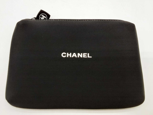 Chanel Vip Black Neoprene Cosmetic Pouch Do1124orde