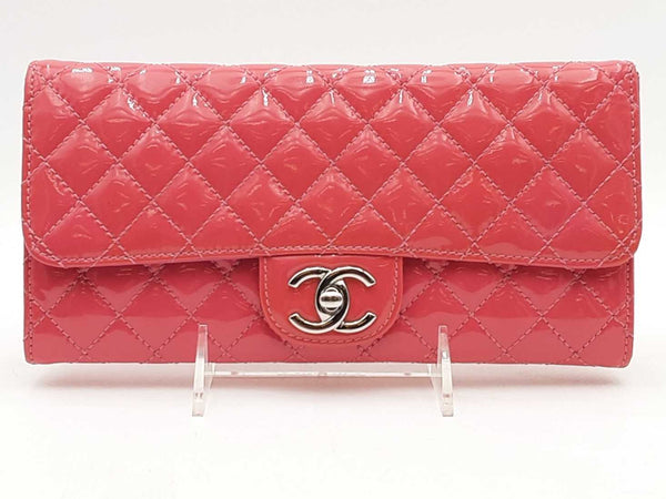 Chanel Patent Calfskin Quilted Flap Clutch With Chain Aa0625exzsa