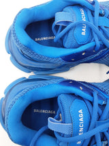 Balenciaga Track 3 Distressed Mesh Sneakers In Blue Size 42 Eb0126lpxdu