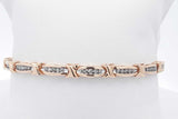 0.7cttw Diamond Tennis Bracelet In 10k Yellow Gold 9.6 Grams 7 Inch Eb0726rxzsa