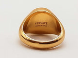 Versace Medusa Red Enamel Ring Size 7 Do0625lxzde