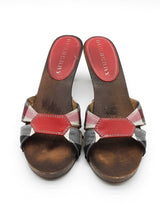 Burberry House Check Wood Mules Size 37 Eb0726lxzde
