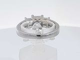 1.35 Cttw Diamond 14k White Gold Anniversary Ring 4.9 Grams Size 7 Aa0625cxzsa