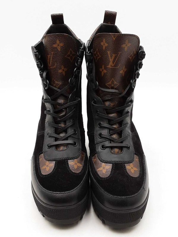 Louis Vuitton Laureate Desert Platform Boots Size 38.5 Eb1125oxzdu