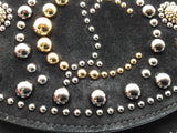 Christian Louboutin Loubi54 Embellished Black Suede Crossbody Bag Do0825pzxde