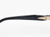 Prada Gold-tone Metal & Black Acetate Full Rim Oval Sunglasses Fw0226szdu