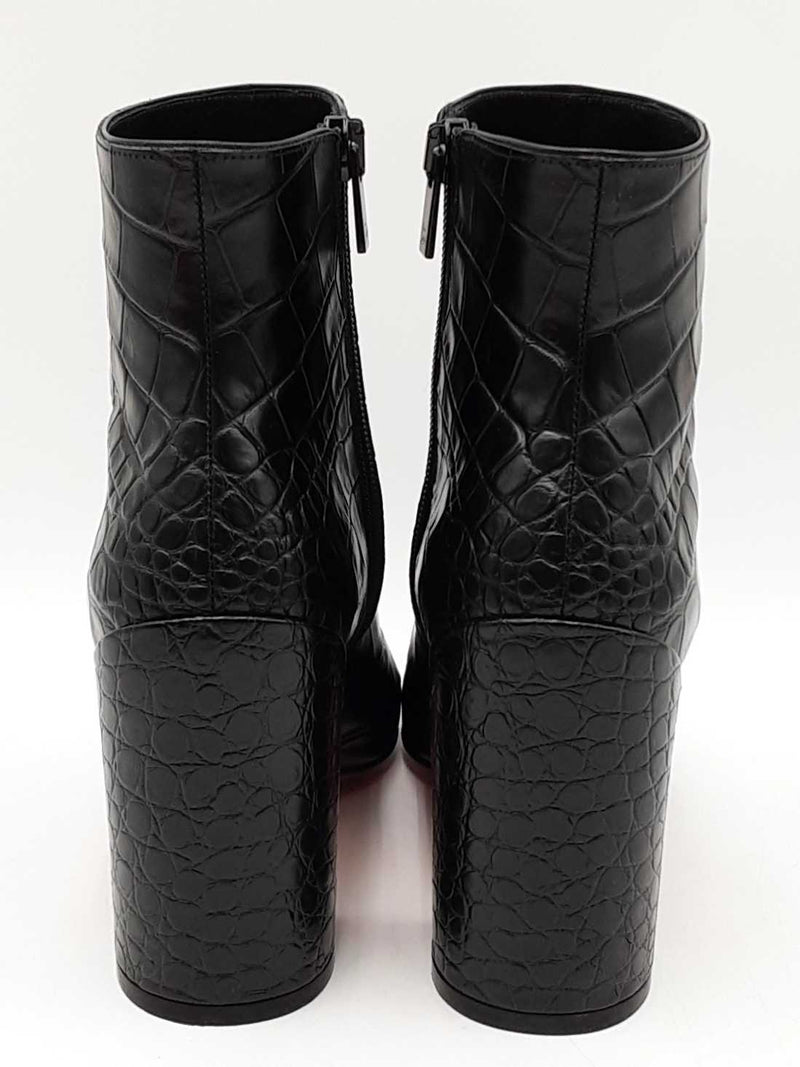 Christian Louboutin Calf Ali Turela 85 Black Size 36 Boots Sd0825ozxdu