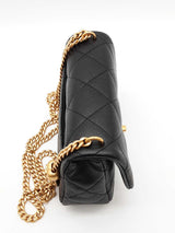 Chanel Black Quilted Caviar Leather Mini Sweetheart Flap Bag Eb0526wxxzde