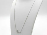 .48 Dwt Lab Diamond Chip Cross Pendant Chain Sterling Sliver Mk1225rzmia