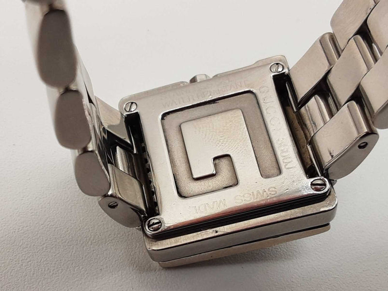 Gucci 3600j 26 G Aftermarket Diamonds Steel Quartz Watch Do0525ixzde