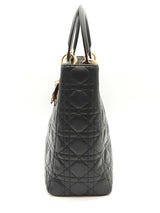 Christian Dior Lady Dior Cannage Quilted Leather Top Handle Bag Eb0926lorxde