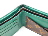 Louis Vuitton Multiple Wallet In Monogram Macassar Canvas & Leather Fw0626lcrdu