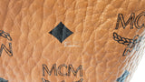 Mcm Klara Visetos Klara Hobo Cognac Shoulder Bag Sd1124lrzdu