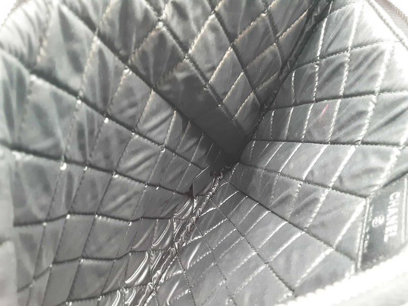 Chanel Boy O Black Leather Zipper Clutch Do0325exzde