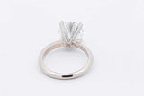 2.5ctw Diamond Ring In 14k White Gold 4 Grams Size 3.75 Eb0226rxxzsa