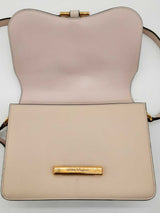 Salvatore Ferragamo Joanne Creme Leather Shoulder Bag Do0924orxde