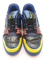 Louis Vuitton Multicolor Patent Leather Trainer Sneakers Size 6.5 Eb0226wxzsa