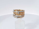 0.85 Cttw Diamond 18k Yellow Gold 11.7 Grams Ring Size 7 Aa0925izxsa